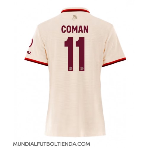 Camiseta Bayern Munich Kingsley Coman #11 Tercera Equipación Replica 2024-25 para mujer mangas cortas